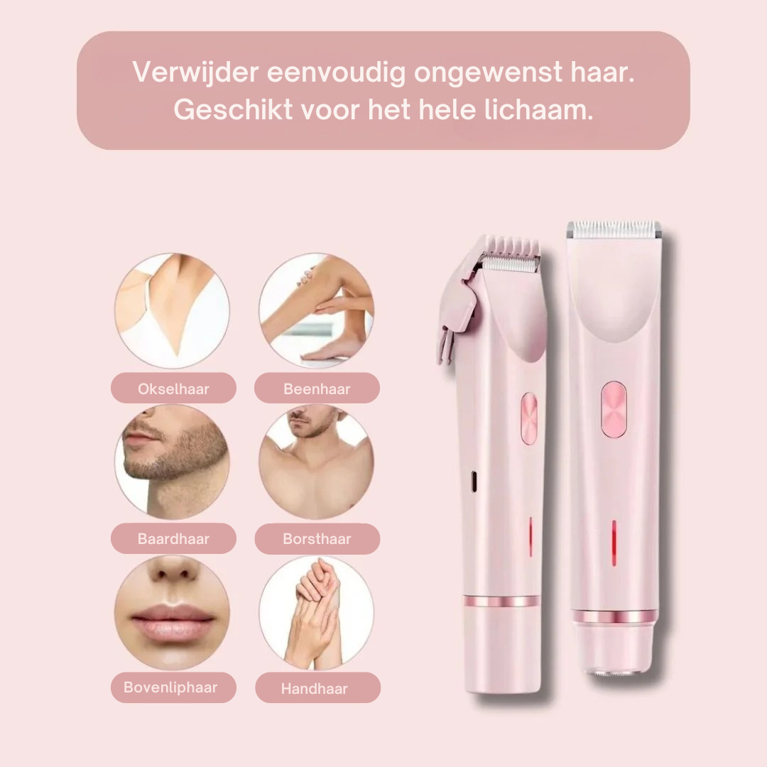 SilkPro™ - 2-in-1 Scheerapparaat voor Vrouwen