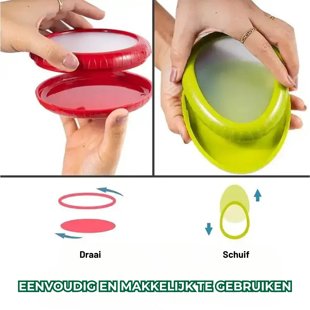 Freshie™ - Herbruikbare groente- en fruitdeksels